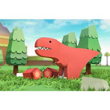 HALFTOYS: My Cute and Crafty Pet Dinosaur, T-Rex (Craft, Magnet, Puzzle, Play and Display!)