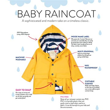 Hatley Baby Boys Raincoat - Stylish & Waterproof Gear