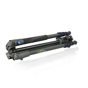 Vanguard VEO 2 204AB Blue Aluminum Travel Tripod with VEO 2 BH-45 Ball Head for Sony, Nikon, Canon, Fujifilm Mirrorless, Compact System Camera (CSC), DSLR