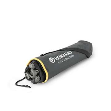 Vanguard VEO 2 204AB Blue Aluminum Travel Tripod with VEO 2 BH-45 Ball Head for Sony, Nikon, Canon, Fujifilm Mirrorless, Compact System Camera (CSC), DSLR