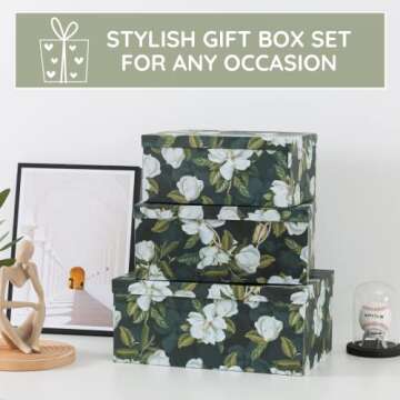 Soul & Lane Decorative Storage Boxes Set of 3