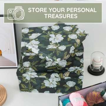 Soul & Lane Decorative Storage Boxes Set of 3