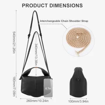 Chic HICARRY Dumpling Crossbody Bags: Stylish and Sustainable