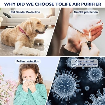 ToLife Air Purifier with HEPA Filter - Clean Air Anytime