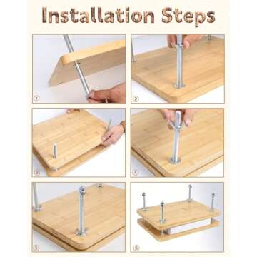 DERZIFUN Book Binding Kits, 15.5"x11.6" Large Size Book Press, Portable Flower Bookbinding Press for Handmade Bookbinding, Book Making Kit for Craft Enthusiasts