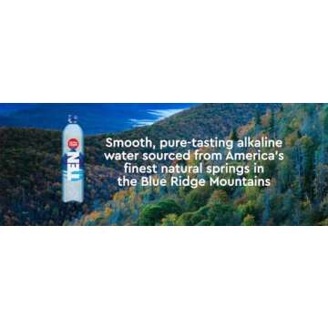 TEN Alkaline Spring Water with pH 10 - 24 Pack