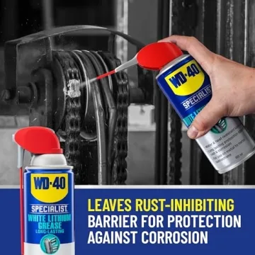 WD-40 White Lithium Grease Spray - 10 OZ - Dual Action