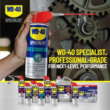 WD-40 White Lithium Grease Spray - 10 OZ - Dual Action