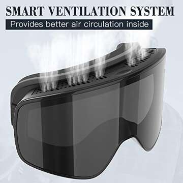 MADEWYES Changeable Ski Goggles for Men and Women