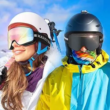 MADEWYES Changeable Ski Goggles for Men and Women