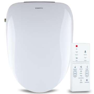EUROTO Smart Toilet Bidet Luxury Seat Elongated for Bathroom Toilet Bowls, Toilet Seats, Unlimited W...