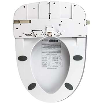 EUROTO Smart Toilet Bidet Luxury Seat Elongated for Bathroom Toilet Bowls, Toilet Seats, Unlimited Warm Water, Fashionable and slim design, Nightlight
