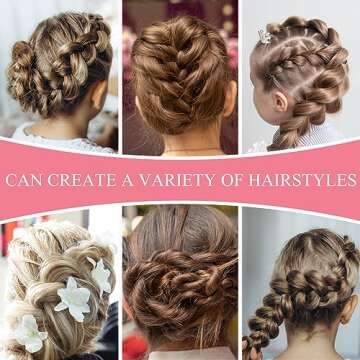 CZZXI 2500pcs Hair Elastics, 24 Color Colorful Small Rubber Bands with Organizer, Topsy Turvy Hair Tool Hair Accessories for Girls, Toddlers, Kids