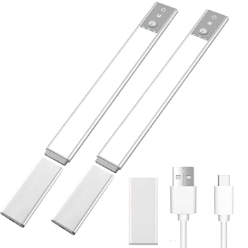 Rechargeable Wireless Under Cabinet Motion Sensor Lights for Easy Illumination