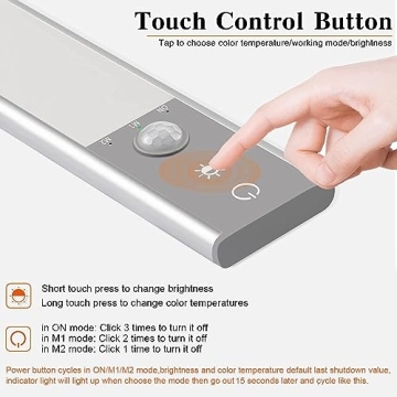Rechargeable Wireless Under Cabinet Motion Sensor Lights