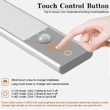 Rechargeable Wireless Under Cabinet Motion Sensor Lights