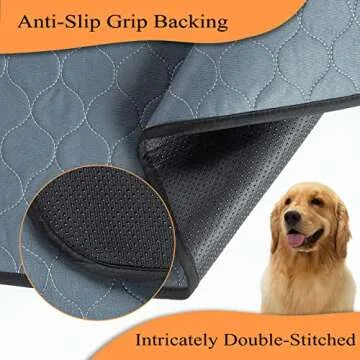 Bunlitent Washable Pee Pads for Dogs 72x72, 2 Pack, Extra Large Reusable Puppy Pads, Dog Training Pads with Quick Dry, Large Anti-Slip Dog Pee Pads, Whelping Pads, Potty Pad