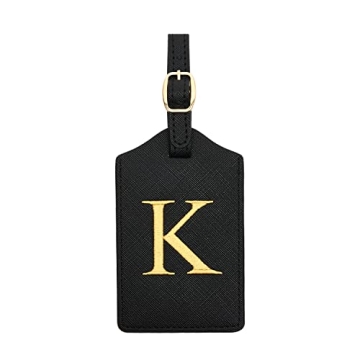 Luggage Tag PU Leather for Suitcase Baggage Handbag Travel Bag Label Tag Suitcase Tag Suitcase Label...