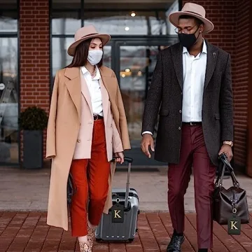 Personalized PU Leather Luggage Tag with Privacy Cover