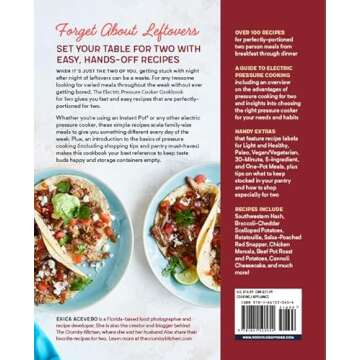 The Electric Pressure Cooker Cookbook for Two: 125 Easy, Perfectly-Portioned Recipes for Your Electr...