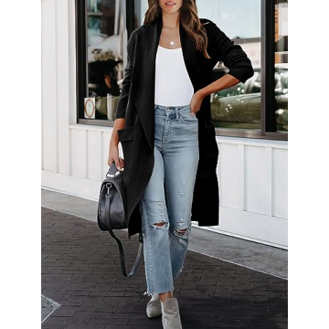 Shop ANRABESS Women’s Long Cardigan Sweater for Fall Fashion