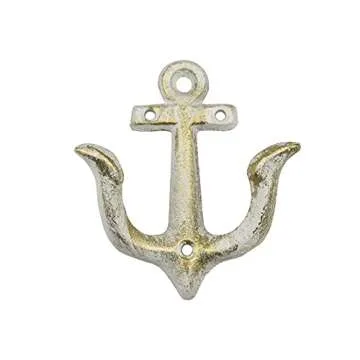 ROXLLGJC Nautical Rope Toilet Paper Holder Coastal Towel Holder with Metal Hook for Bathroom Decor (White)