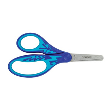 Fiskars SoftGrip Blunt-Tip Kids Scissors for Ages 4-7