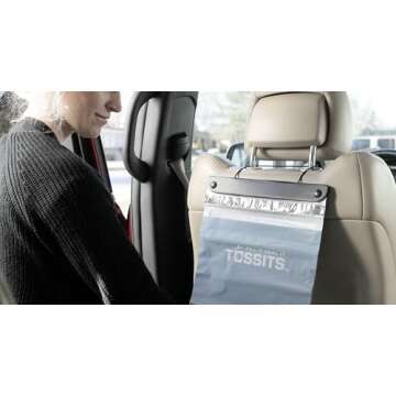Tossits Car Trash Bags - Leak-Proof & Eco-Friendly