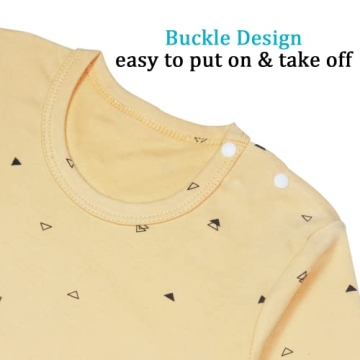 YANWANG Organic Cotton Baby Pajamas for Comfort and Style