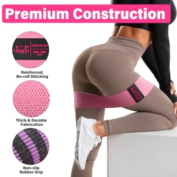 Fabric Resistance Bands for Effective Home Workouts