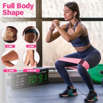 Fabric Resistance Bands for Effective Home Workouts