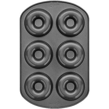 Wilton 6-Cavity Doughnut Baking Pan for Perfect Baked Treats