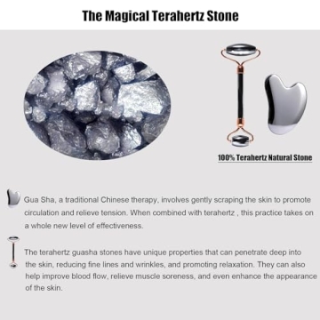 InfiniteRelax Terahertz Gua Sha & Roller Facial Set