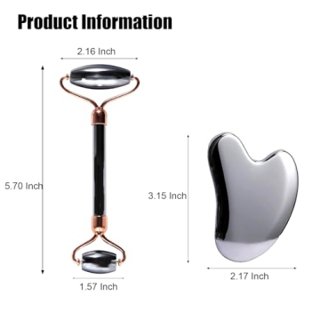 InfiniteRelax Terahertz Gua Sha & Roller Facial Set