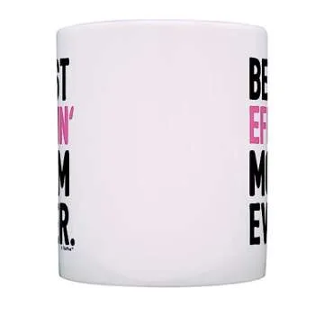 ThisWear Gifts for Mom Best Effin Mom Ever Mom Gifts from Daughter Gift 11oz Ceramic Coffee Mug Mom
