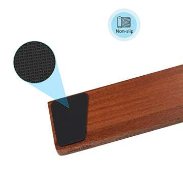 MageGee Wooden Wrist Rest for 60% Keyboards - Durable Ergonomic Support