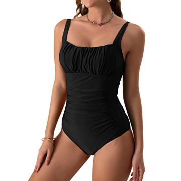 Eomenie One Piece Bathing Suit with Tummy Control and Support