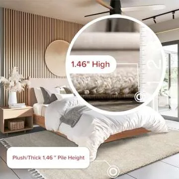 nuLOOM Neva Modern 4x6 Tasseled Shag Area Rug