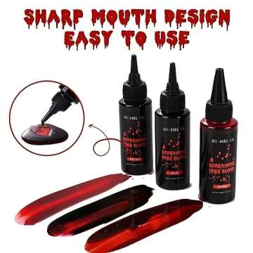 Realistic BOBISUKA Halloween Fake Blood Set - Perfect SFX Makeup