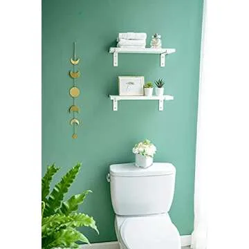 Mkono Moon Phase Wall Hanging Chic Home Decor