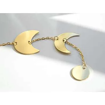 Mkono Moon Phase Wall Hanging Chic Home Decor