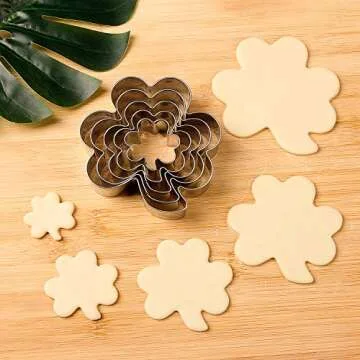 Shamrock Cookie Cutters Set - Perfect for St. Patrick's Day