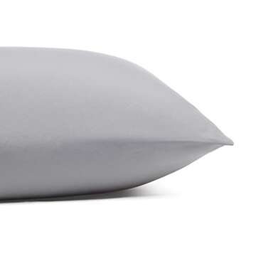 Amazon Basics 4 Piece Deluxe Microfiber Bed Sheets, Full Size, Dark Gray, Solid