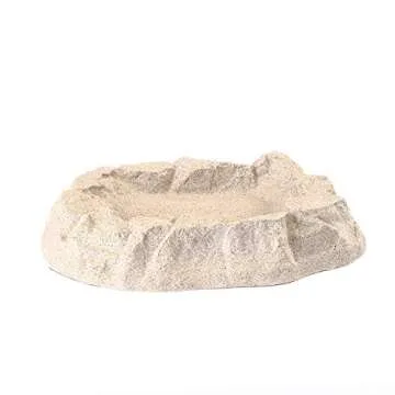 Birds Choice Rocky Mountain Ground Bird Bath - Great Water Source for Birds - 24.75"L x 17.5"W x 4.75"H