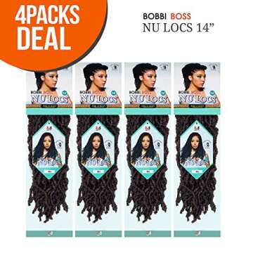 Lightweight Bobbi Boss Nu Locs 14" - Versatile Crochet Braids