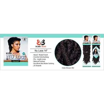 Lightweight Bobbi Boss Nu Locs 14" - Versatile Crochet Braids