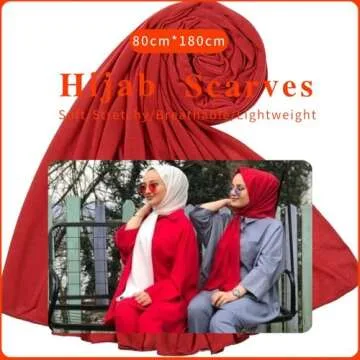 Nonbongoy Head Wraps for Black Women Stretch Turban African Headwraps Scarf Soft Hijab Hair Wraps Jersey Head Scarf for Locs Braids