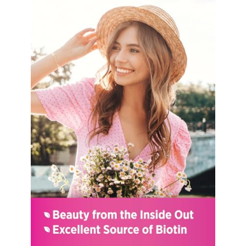 Nature's Truth Biotin Hair Skin Nails Vitamins 250 Softgels