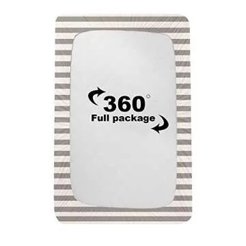 NTBAY 100% Brushed Microfiber Striped Fitted Crib Sheet, Super Soft and Cozy 28x52 Grey and White Crib Sheet for Standard Crib and Toddler Mattresses, Boys, Girls, Unisex, 28x52 Inches