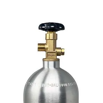 5 lb Aluminum CO2 Tank for Draft Beer at Home